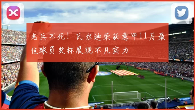 老兵不死！瓦尔迪荣获意甲11月最佳球员奖杯展现不凡实力